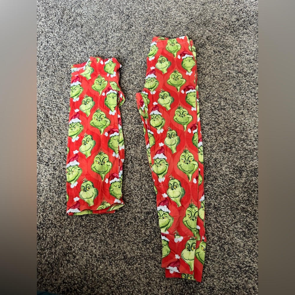 Posh peanut Grinch PJ set